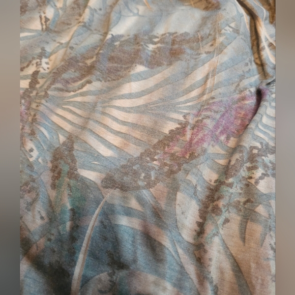 NWT L8ter multi colored (grey, green, purple) halter tank top size Large - Picture 3 of 3